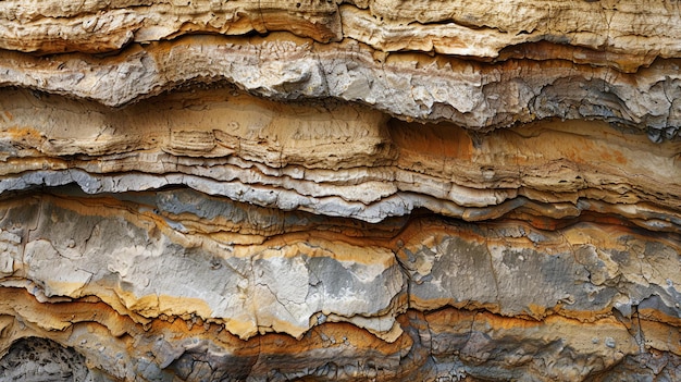 Photo a beautiful and detailed image of the texture of a rock face