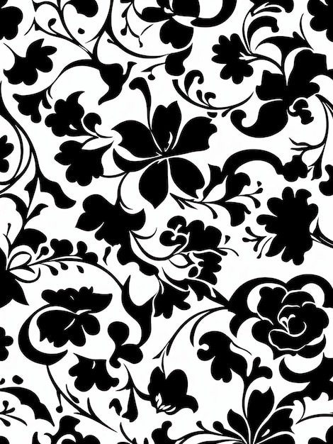 아름다운 디지털 꽃 모티프 디자인 수채화 일러스트레이션 매뉴얼 구성 커버 직물 섬유 포장 종이 배경 패턴