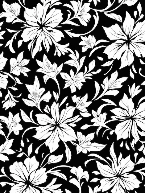 美しいデジタル花のモチーフ デザイン 水彩画 イラスト マニュアル構成 表紙の織物 包装紙 背景のパターン