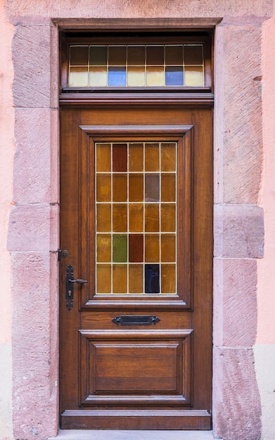 Beautiful doors in the city of Kaysersberg