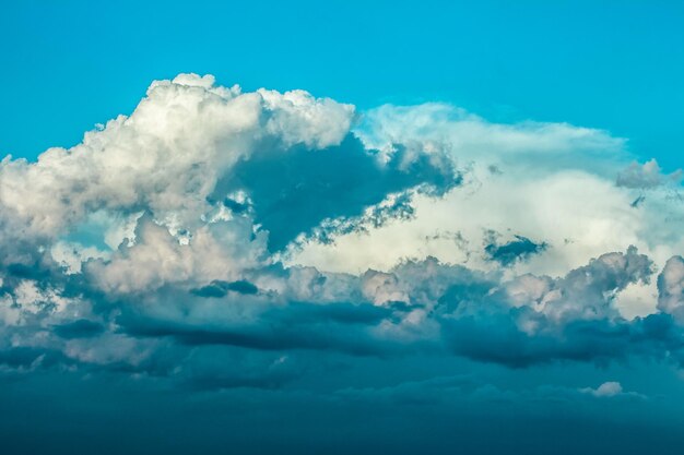 Beautiful dramatic clouds with blue sky background Nature weather panoramic cloud and sky background