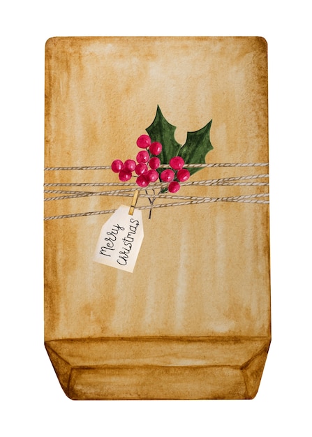 Beautiful drawing of boxes with gifts for the holiday