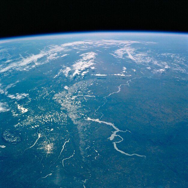 Beautiful Earth from outer space