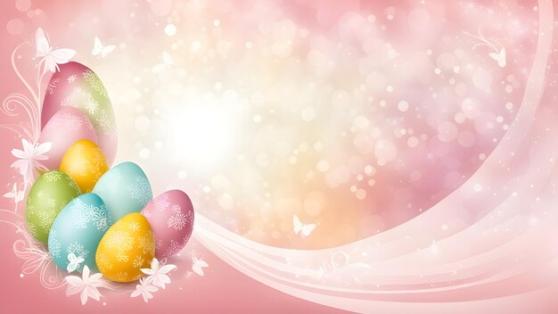 Beautiful Easter holidays abstract design