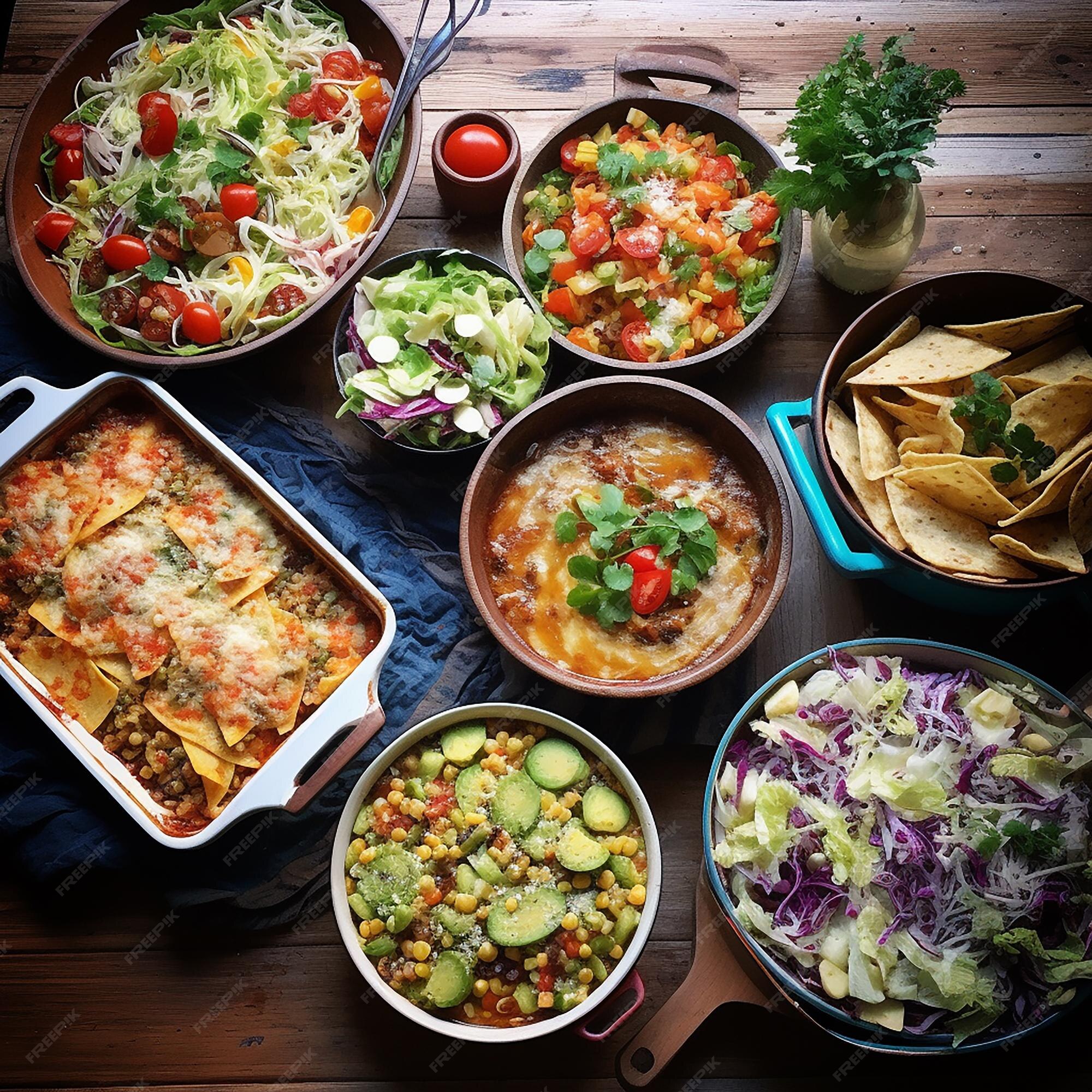 Premium AI Image | Beautiful Easy Potluck Dishes