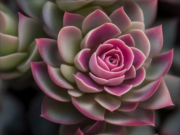 美しいエケベリアの植物