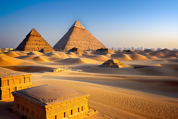 Beautiful egypt landscape