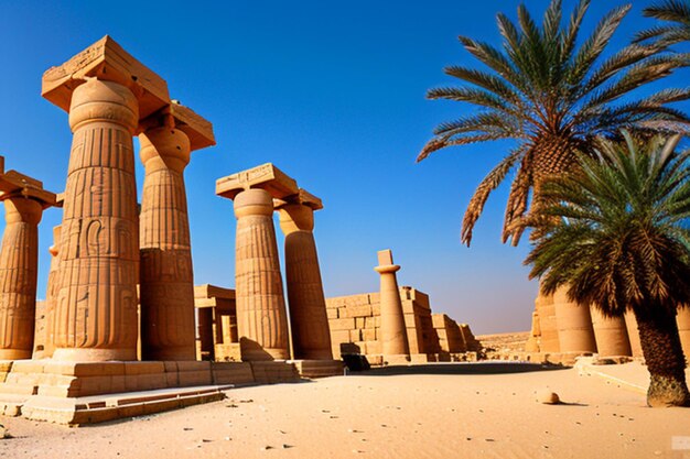 красивый пейзаж Египта