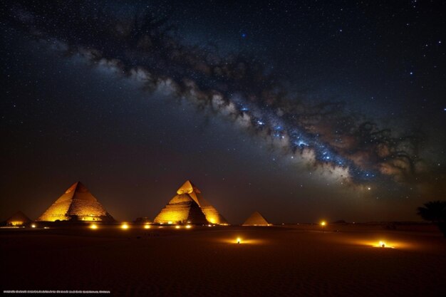 красивый пейзаж Египта
