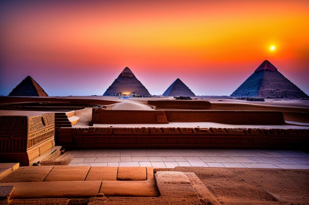 Photo beautiful egypt landscape