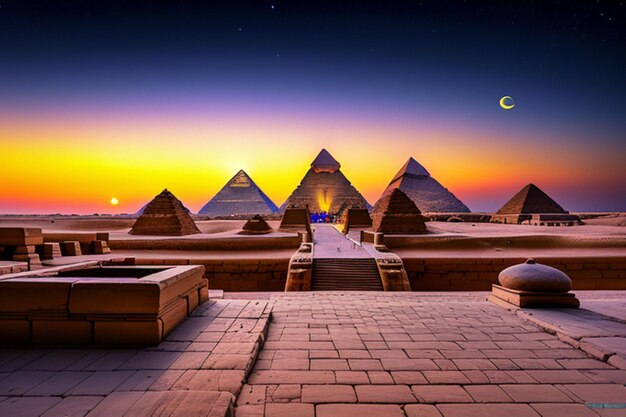 Photo beautiful egypt landscape