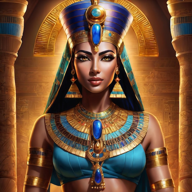 Premium Photo Beautiful Egyptian Pharaonic queen with Pharaonic jewelry Premium Photo Beautiful Egyptian Pharaonic queen with Pharaonic jewelry