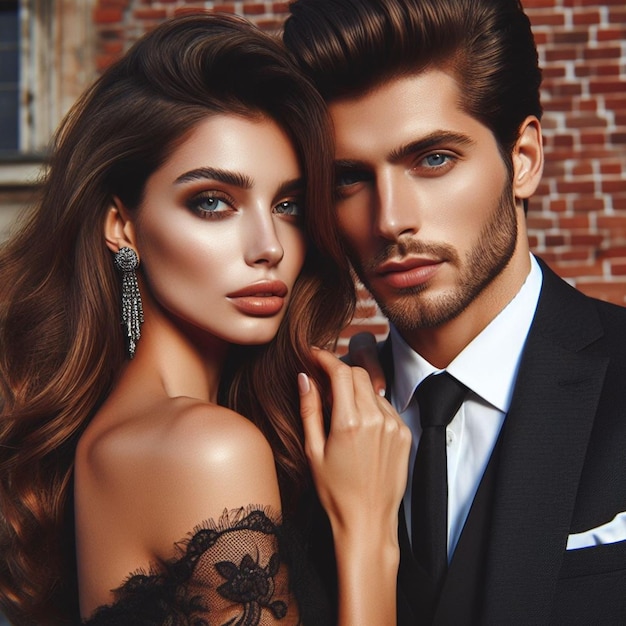 A beautiful elegant couple 7