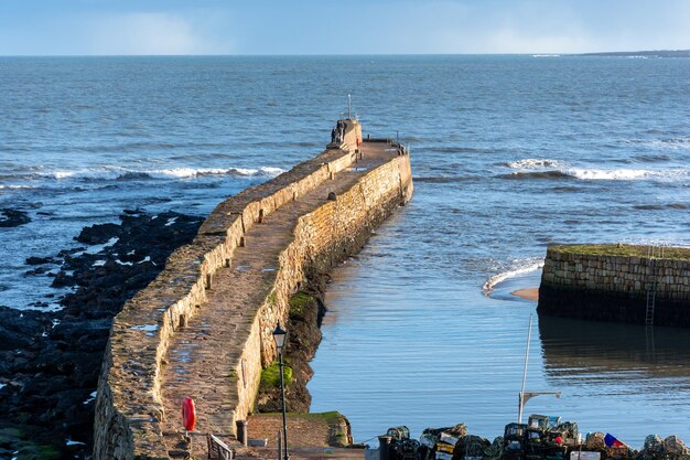 Beautiful embankment of the city of St Andrews on the shore