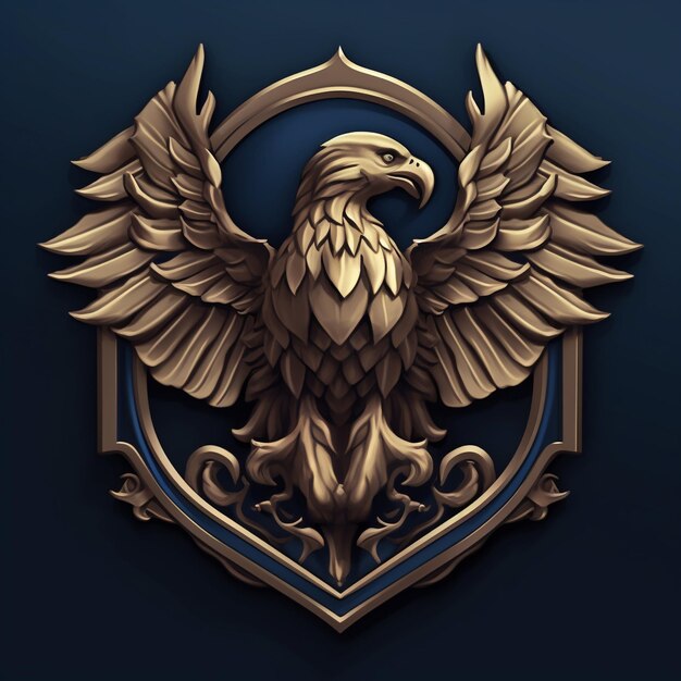 Photo beautiful emblem logo