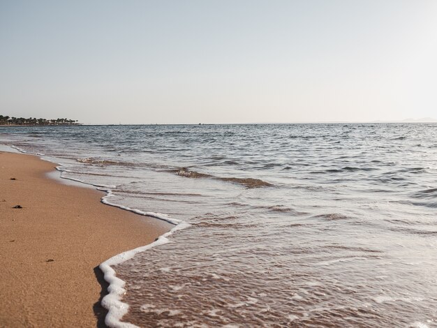 Beautiful empty beach.