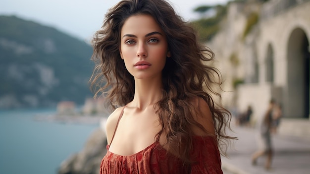 Beautiful European girl