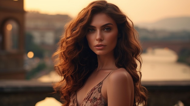 Beautiful European girl