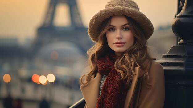 Photo beautiful european girl