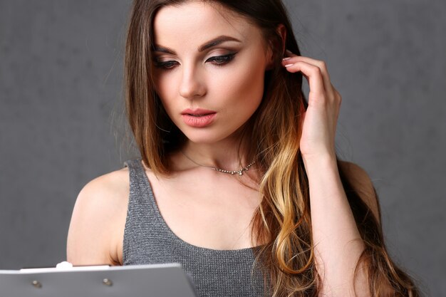 Beautiful european woman portrait