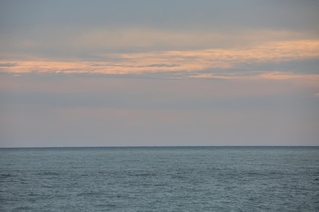 Foto bella serata al mare.