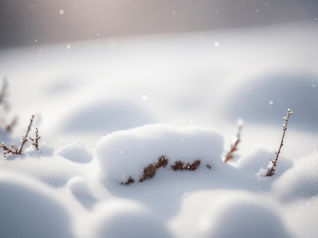 A beautiful falling snow background