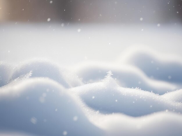 A beautiful falling snow background