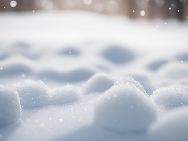 A beautiful falling snow background