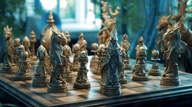 Beautiful fantasy chess