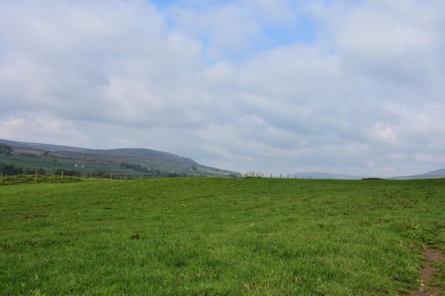 Beautiful Farmland with Rolling Fields and Hills