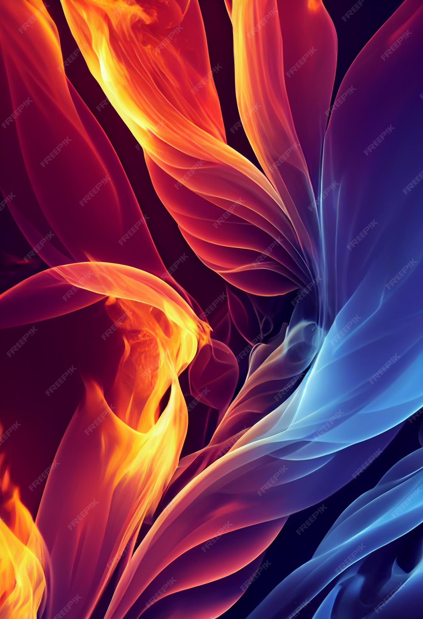 Premium Photo | Beautiful fire wallpaper 3d rendering Premium Photo | Beautiful fire wallpaper 3d rendering