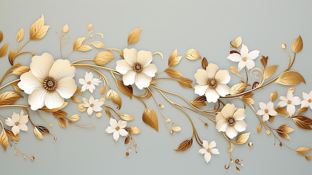 Beautiful floral background with intricately decoration on dark background