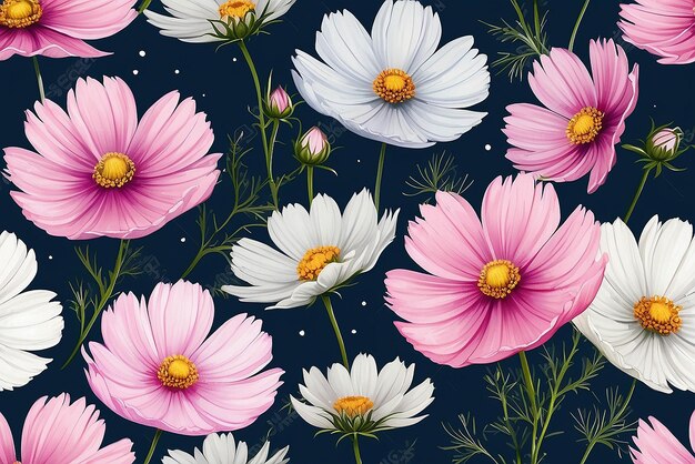 Beautiful Floral Cosmos flower