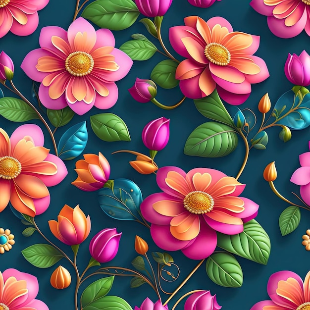 Beautiful floral jewelry wallpaper