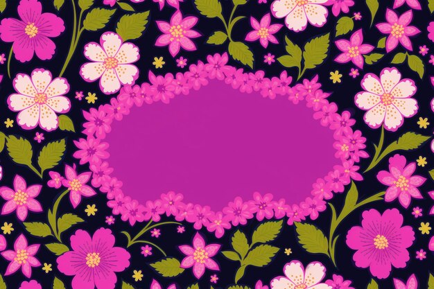 Beautiful floral pattern an amazing floral pattern background generative ai