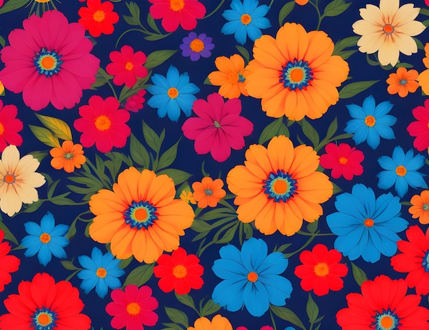 Beautiful floral pattern background