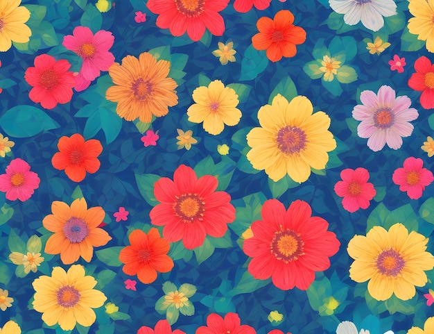 Beautiful floral pattern background