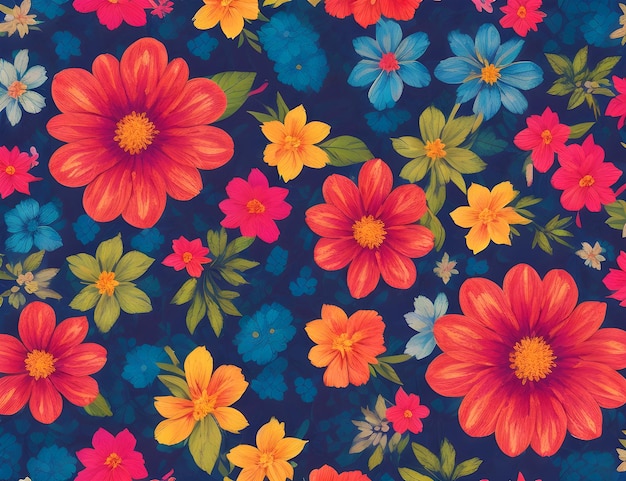 Beautiful floral pattern background