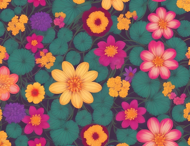 Beautiful floral pattern background