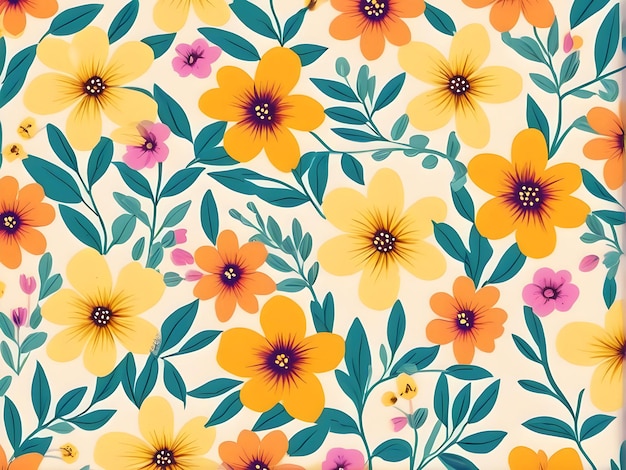 Beautiful floral pattern background