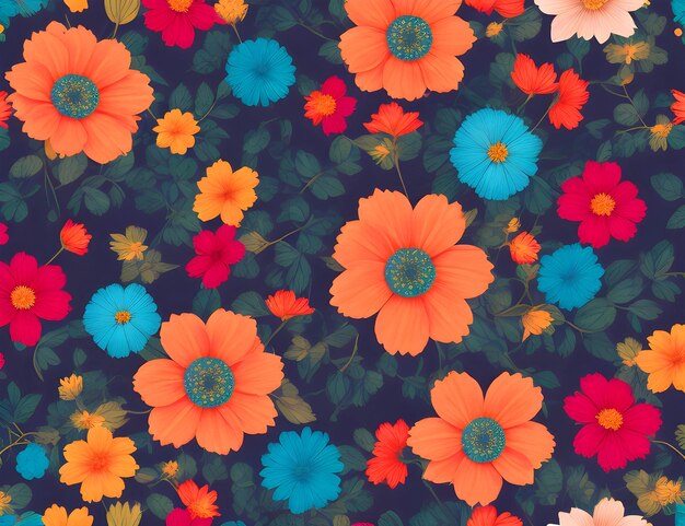 Beautiful floral pattern background