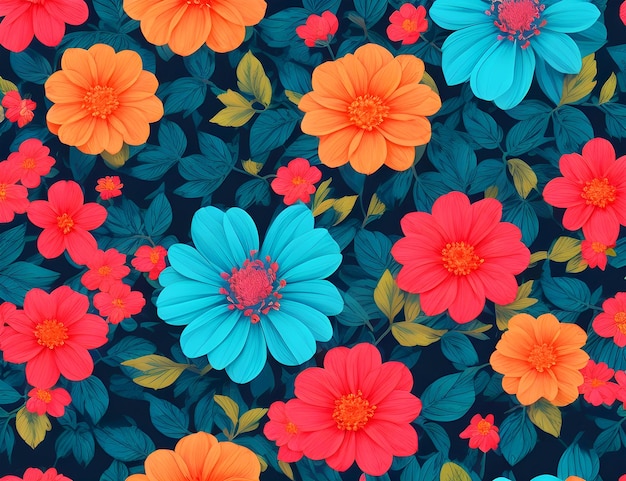 Beautiful floral pattern background