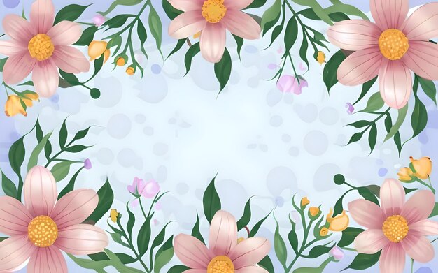 A beautiful floral pattern with flowers