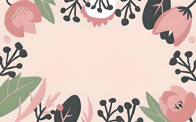 A beautiful floral pattern with flowers