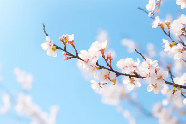 Foto una bella primavera floreale sullo sfondo astratto