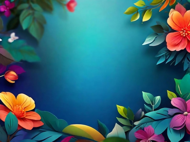 Beautiful floral wedding invitation card background design best quality realistic banner template