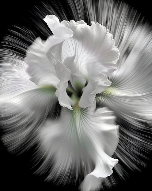 Photo beautiful flower art generative ai