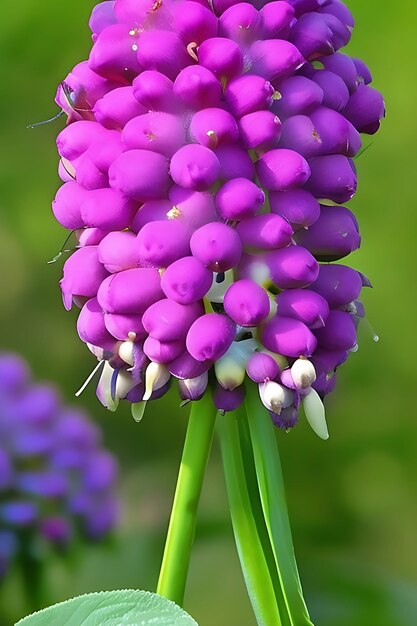 Foto il bellissimo fiore asclepias syriaca