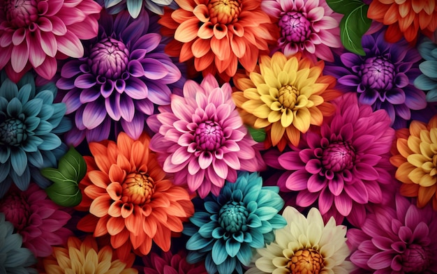 Photo beautiful flower background colorful nature