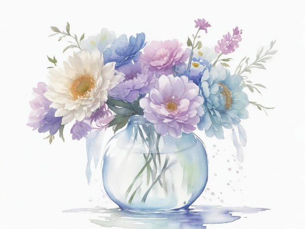 The beautiful flower clipart white background